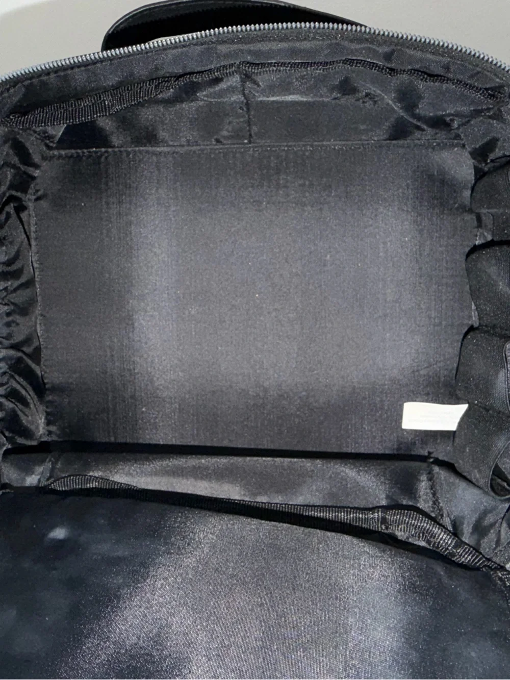BÉIS The Cosmetic Case Black Pebbled Faux Leather Travel Makeup Bag Organizer